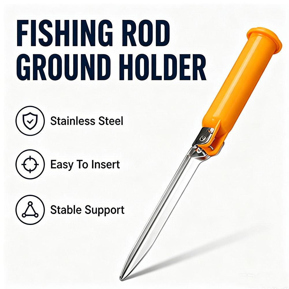 Fishing Rod Repair Kit - 다기능 접이식 서핑 낚싯대 홀더(보관 뚜껑