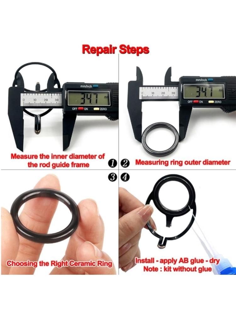 Fishing Rod Guide Replacement - Q39E 40Pcs 낚싯대 눈 교체 낚싯대