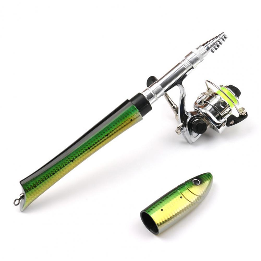Fishing Rod Spinning - 낚시대 텔레스코픽 막대 휴대용 미니 물고기