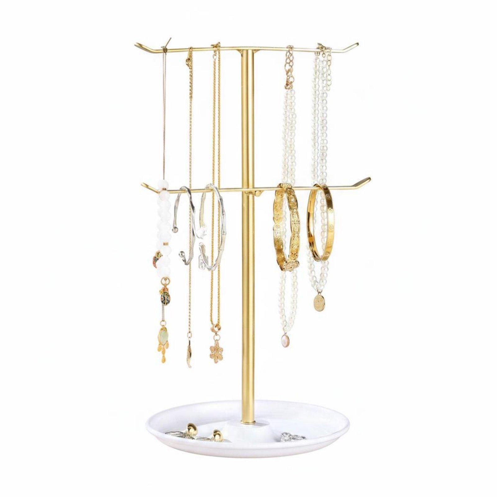 보석 진열대 공간 절약형 철제 보석 정리대, 이중 막대 - Fishing Rod Holder 리뷰 및 가격