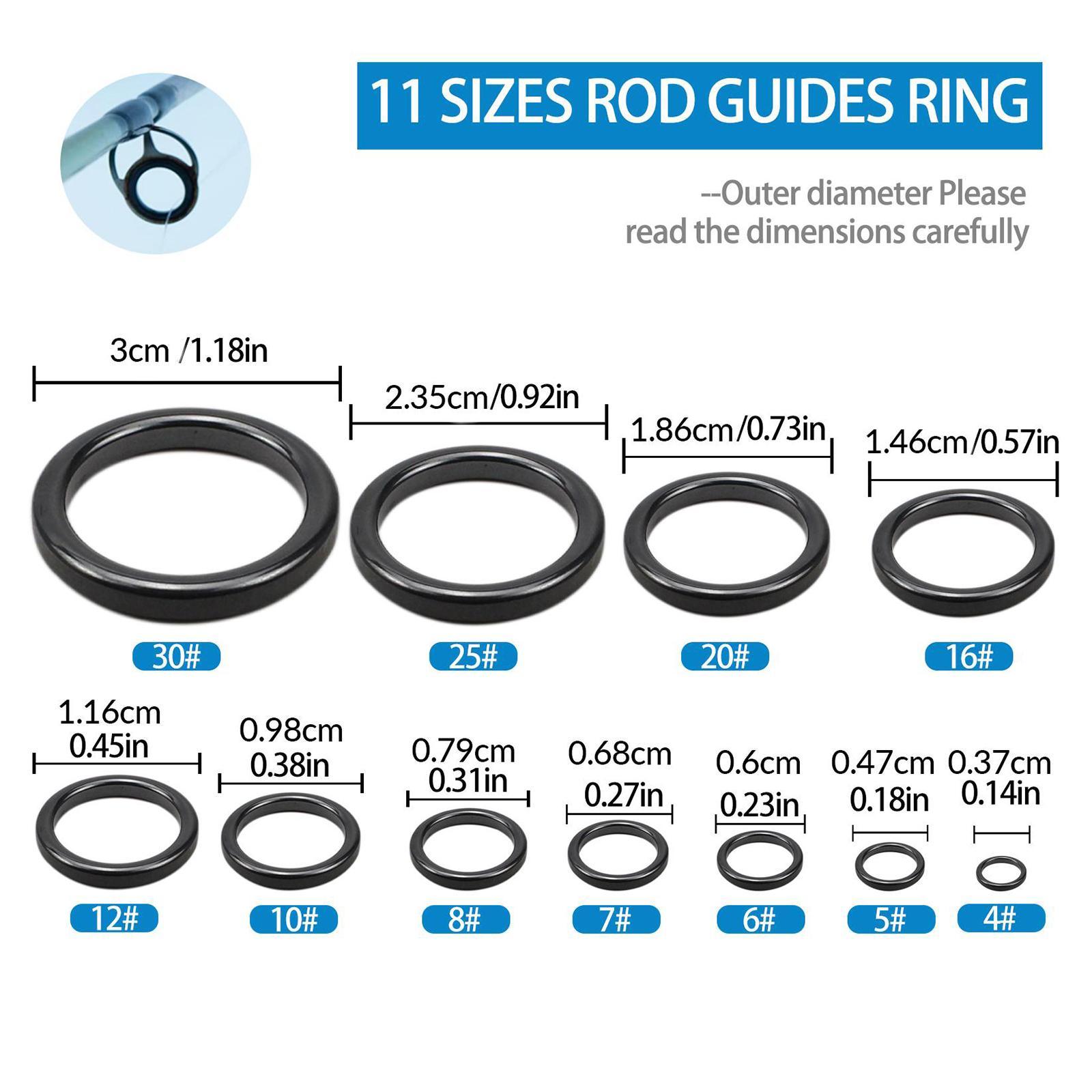 바닷물 낚싯대 가이드 링 수리 키트 낚싯대 끝부분 교체 - Fishing Rod Guide Replacement 리뷰 및 가격