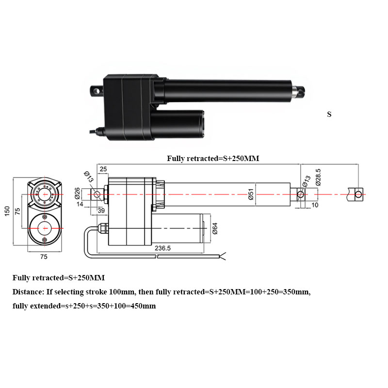 DC 12V 24V 7000N 선형 액추에이터 IP65 - Fishing Rod Telescopic 리뷰 및 가격