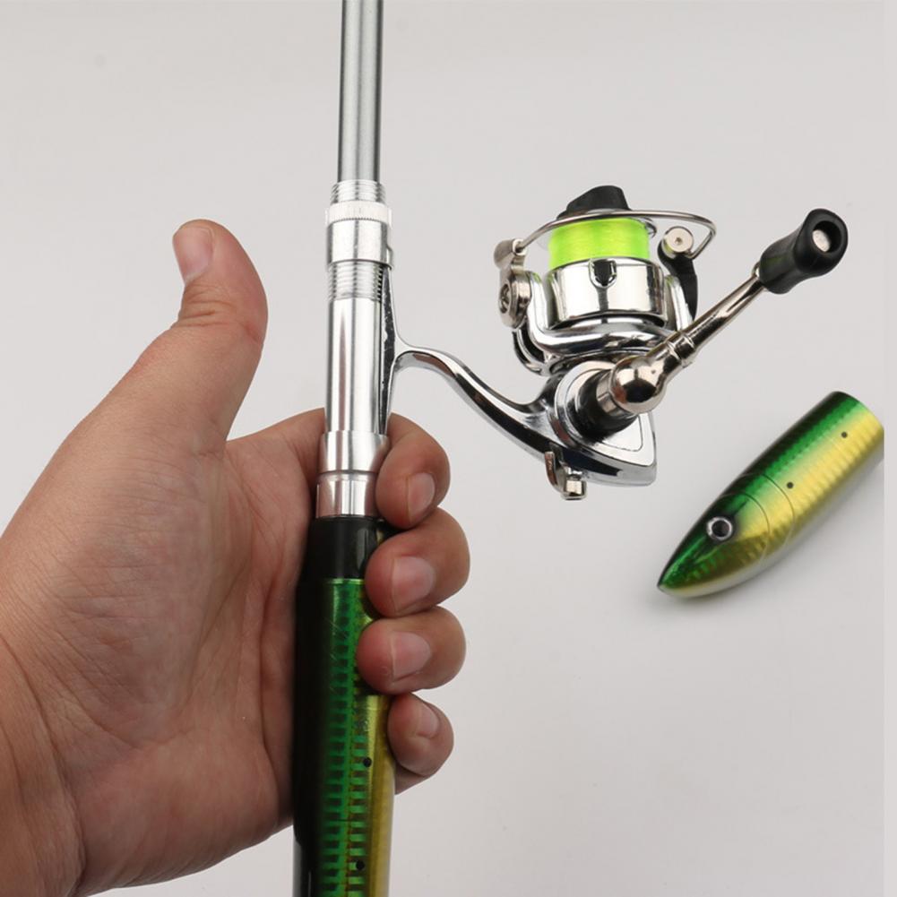 낚시대 텔레스코픽 막대 휴대용 미니 물고기 모양 텔레스 - Fishing Rod Spinning 리뷰 및 가격