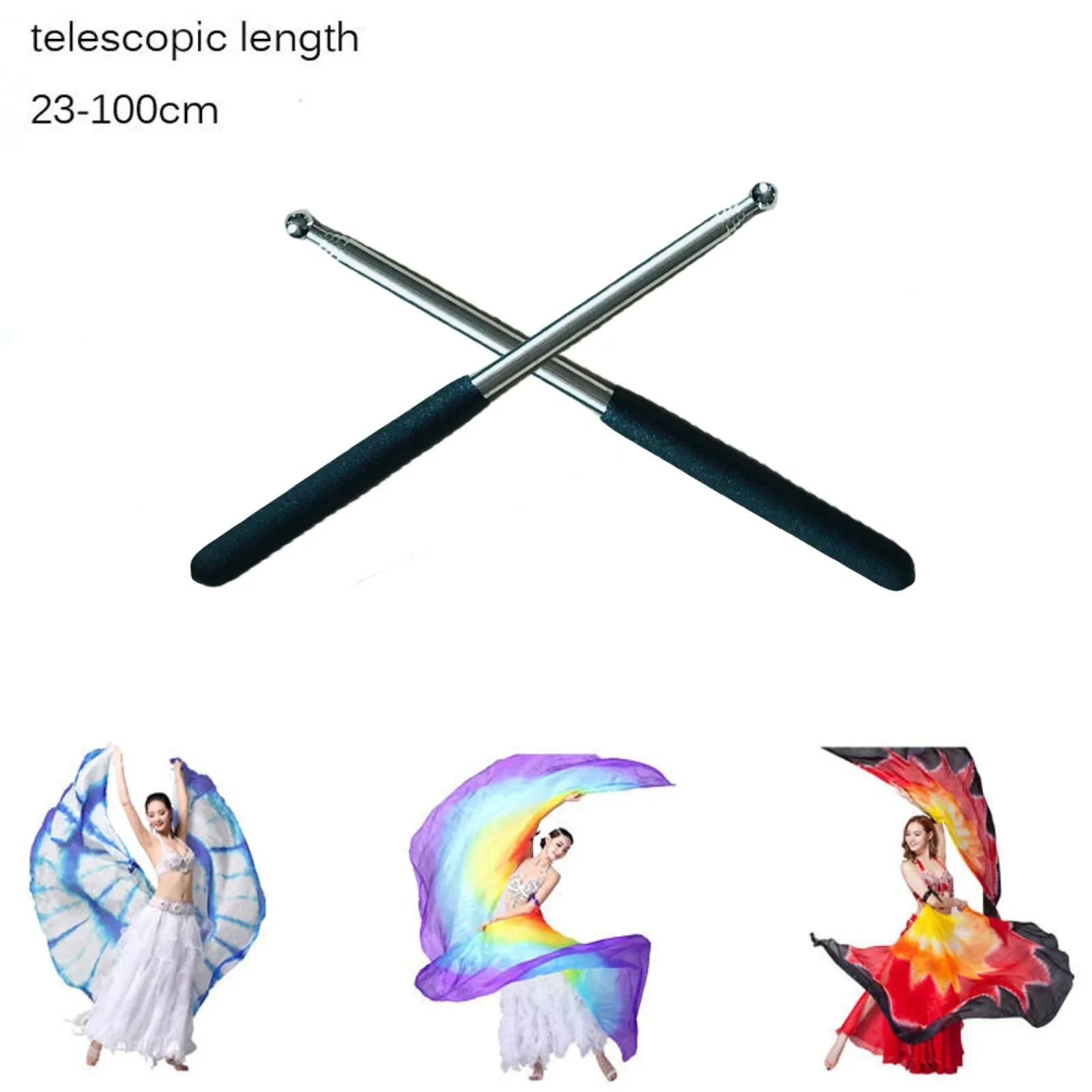 밸리 댄스 액세서리 밸리 댄스 날개 스틱 이집트 인도  - Fishing Rod Telescopic 리뷰 및 가격