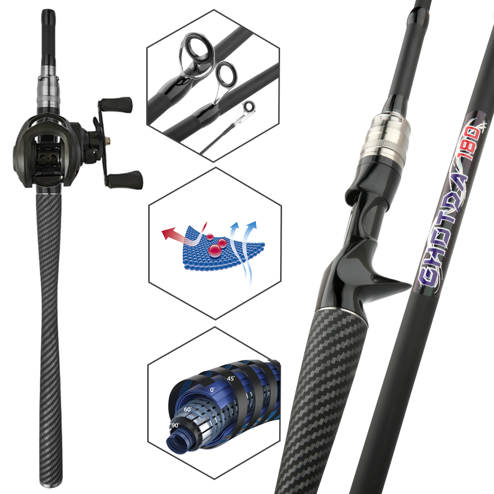 낚시 세트 베이트 캐스팅 루어 로드 및 릴 세트 루어  - Fishing Rod Building Kit 리뷰 및 가격